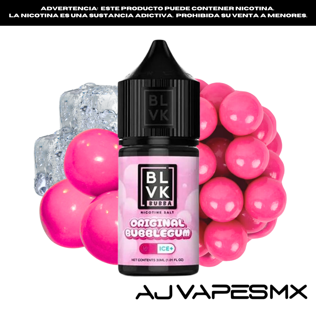 Original Bubblegum Ice NicSalt 30ml | BLVK BUBBA SERIES