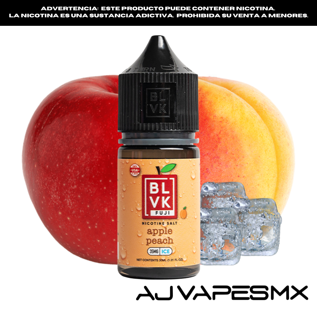 Fuji Apple Peach 30ml NicSalt | BLVK FUJI