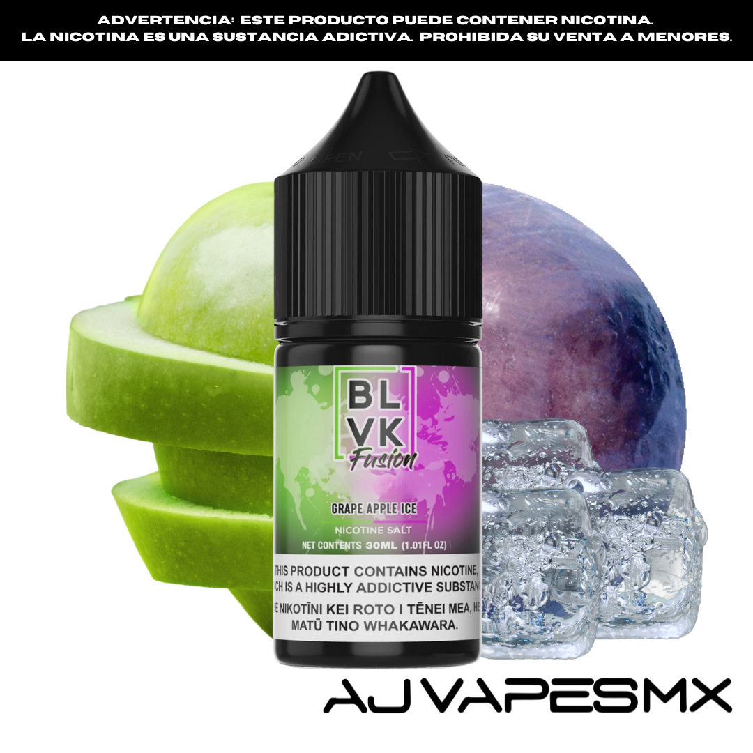 Grape Apple Ice 30ml Nicsalt | BLVK FUSION