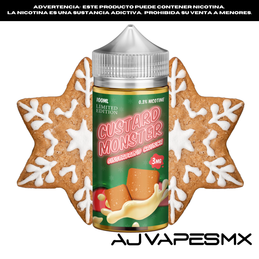 Jam Monster Gingerbread Crunch 100ml | JAM MONSTER