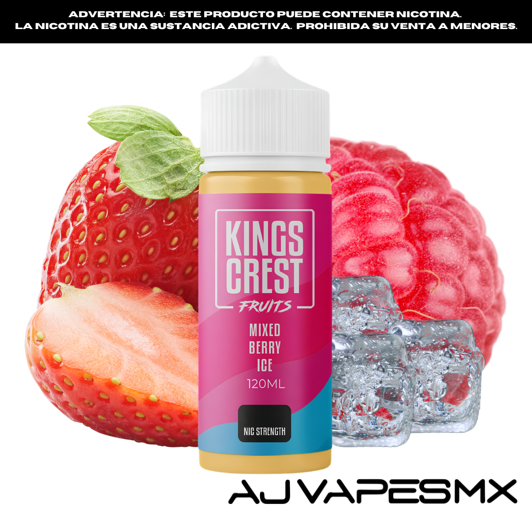 Mixed Berry Ice 120ml | KINGS CREST FRUITS