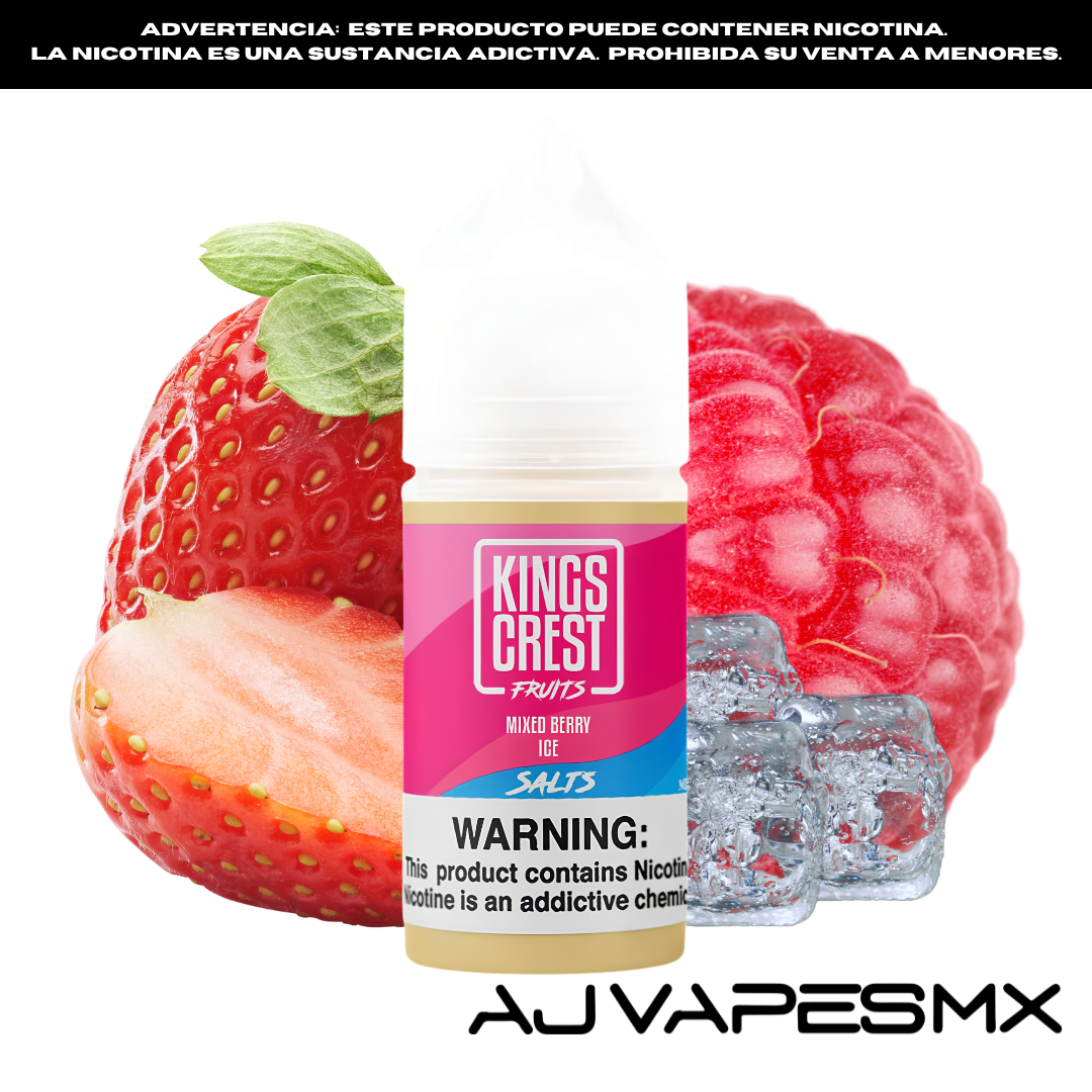 Mixed Berry Ice 30ml NicSalt | KINGS CREST FRUITS