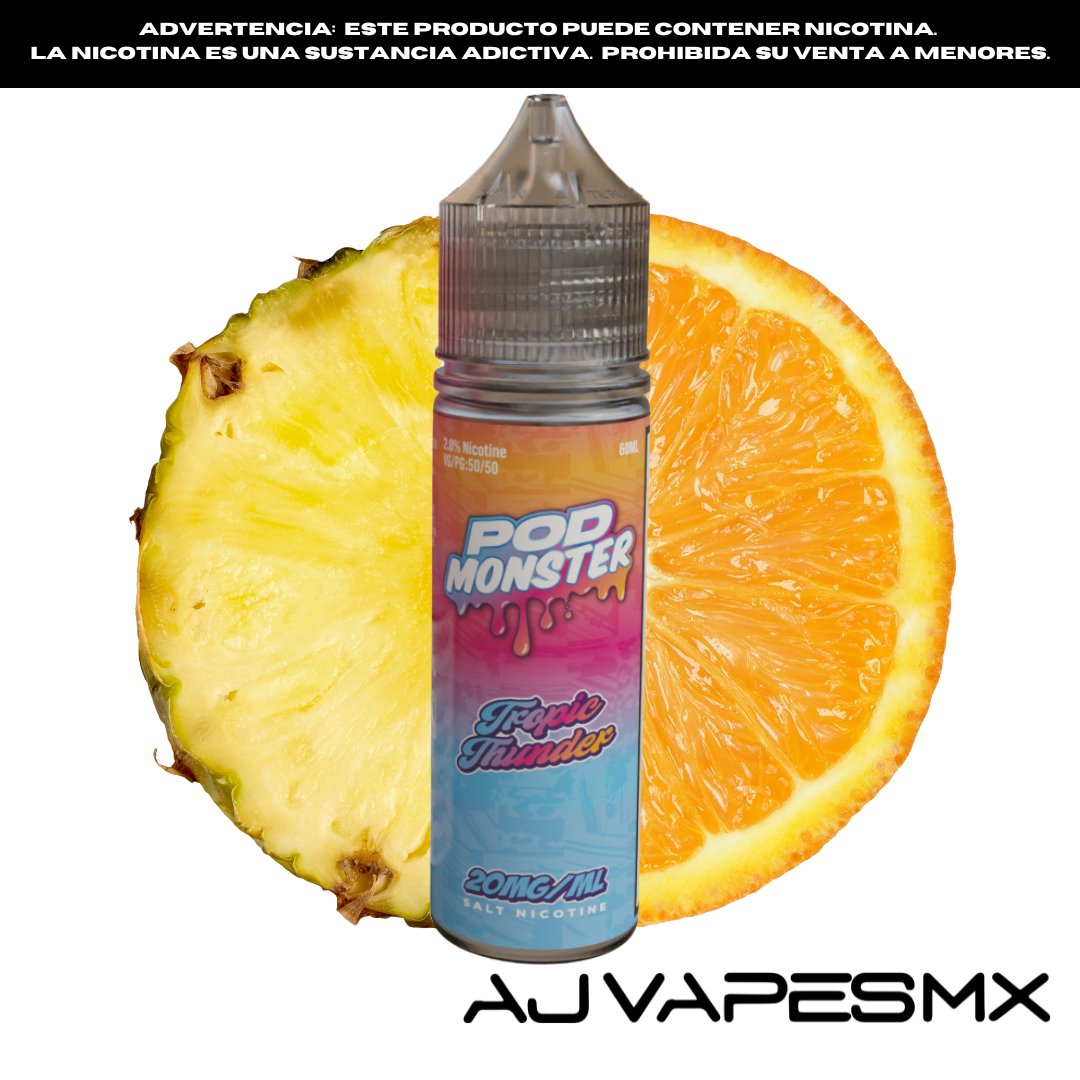 Tropic Thunder 60ml NicSalt | POD MONSTER