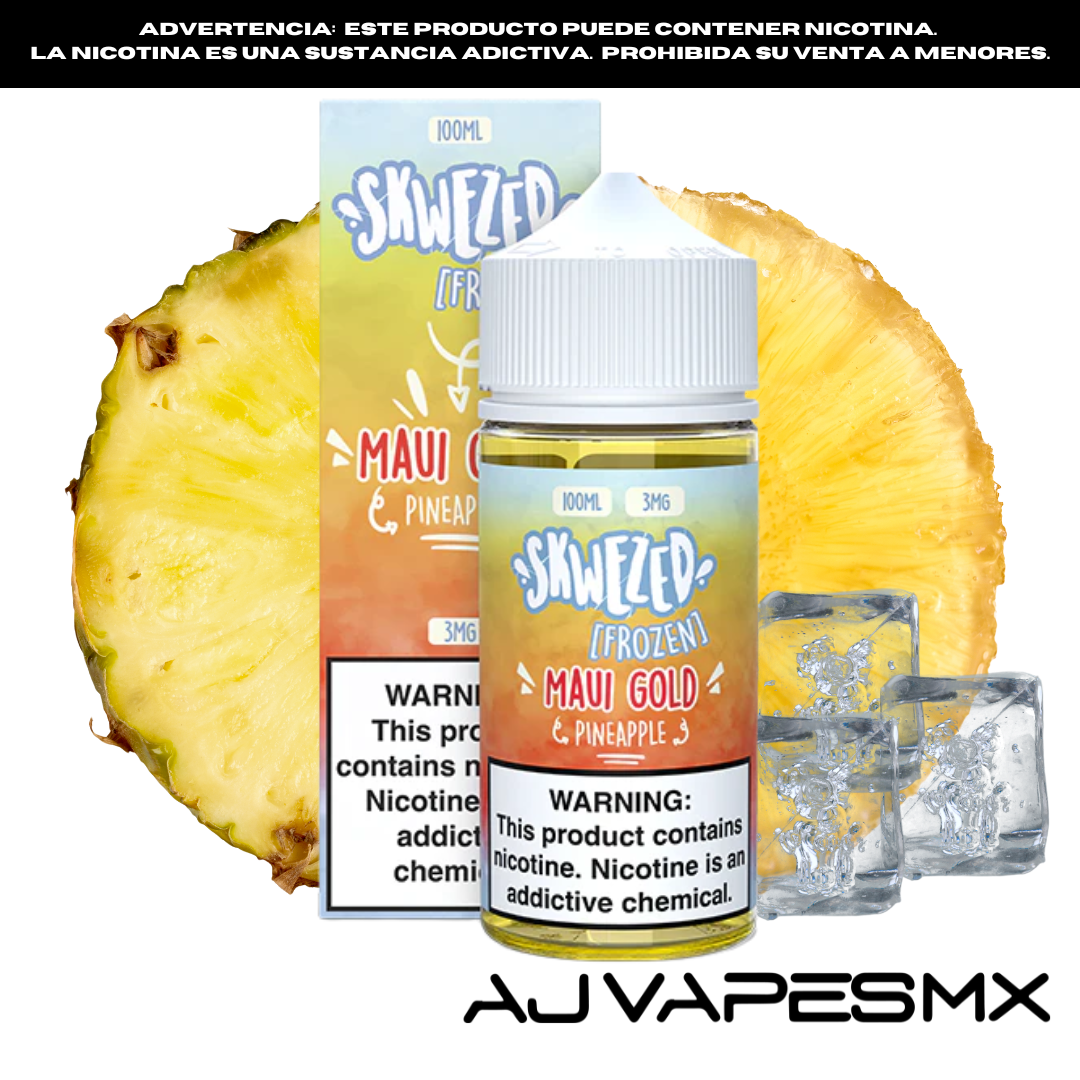 Maui Gold Frozen (Pineapple Ice) 100ml | SKWEZED
