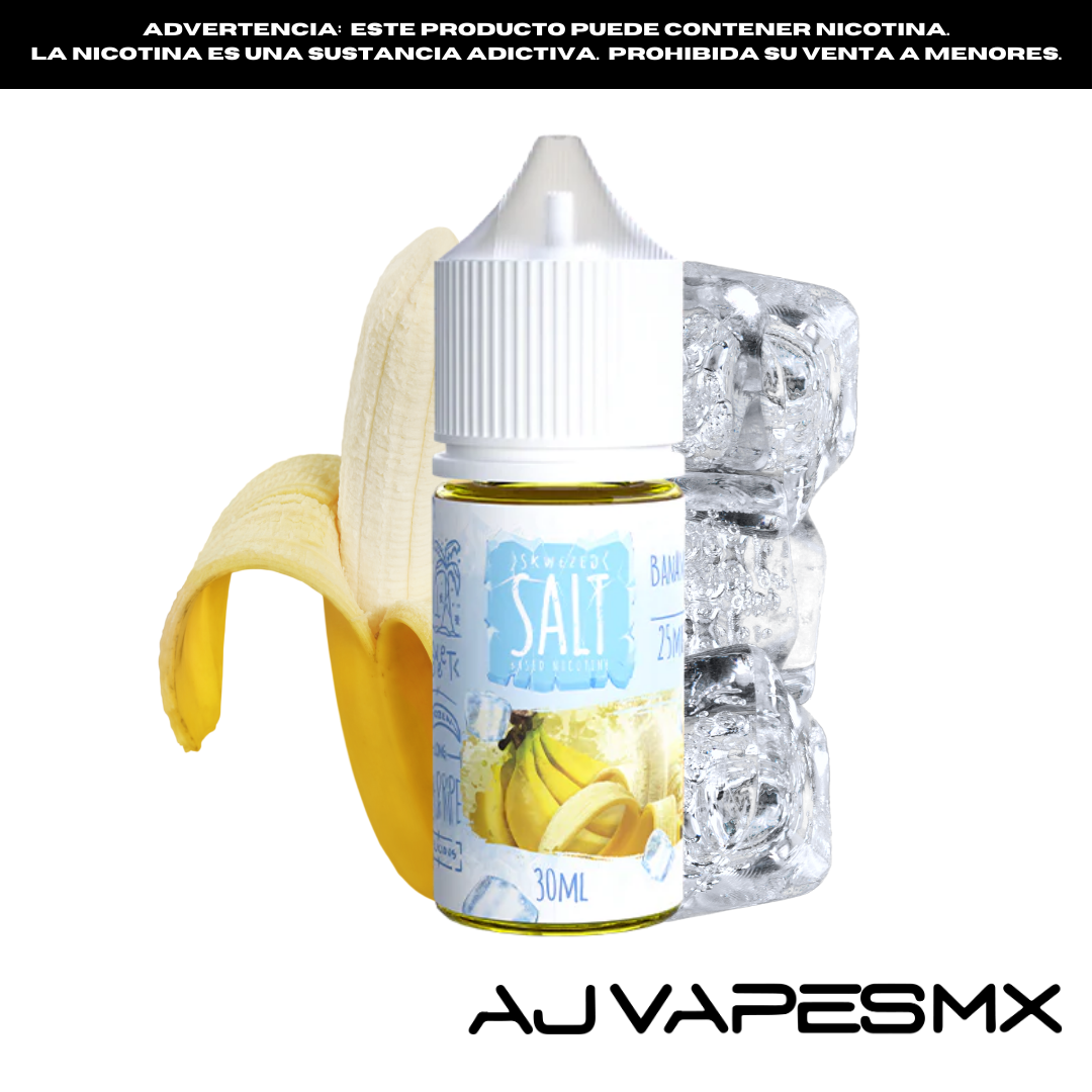 Banana Ice 30ml NicSalt | SKWEZED