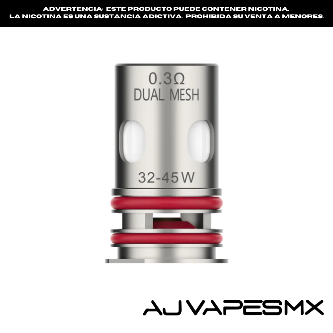 Resistencias GTX Mesh Coil y Dual Mesh (Nuevas)(1pz) | VAPORESSO