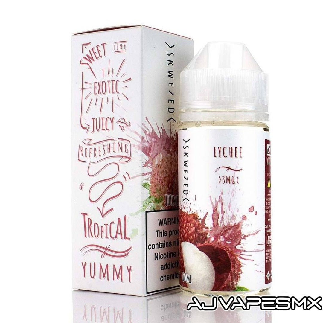 Lychee 100ml | SKWEZED - AJ Vapes Mx - 3mg