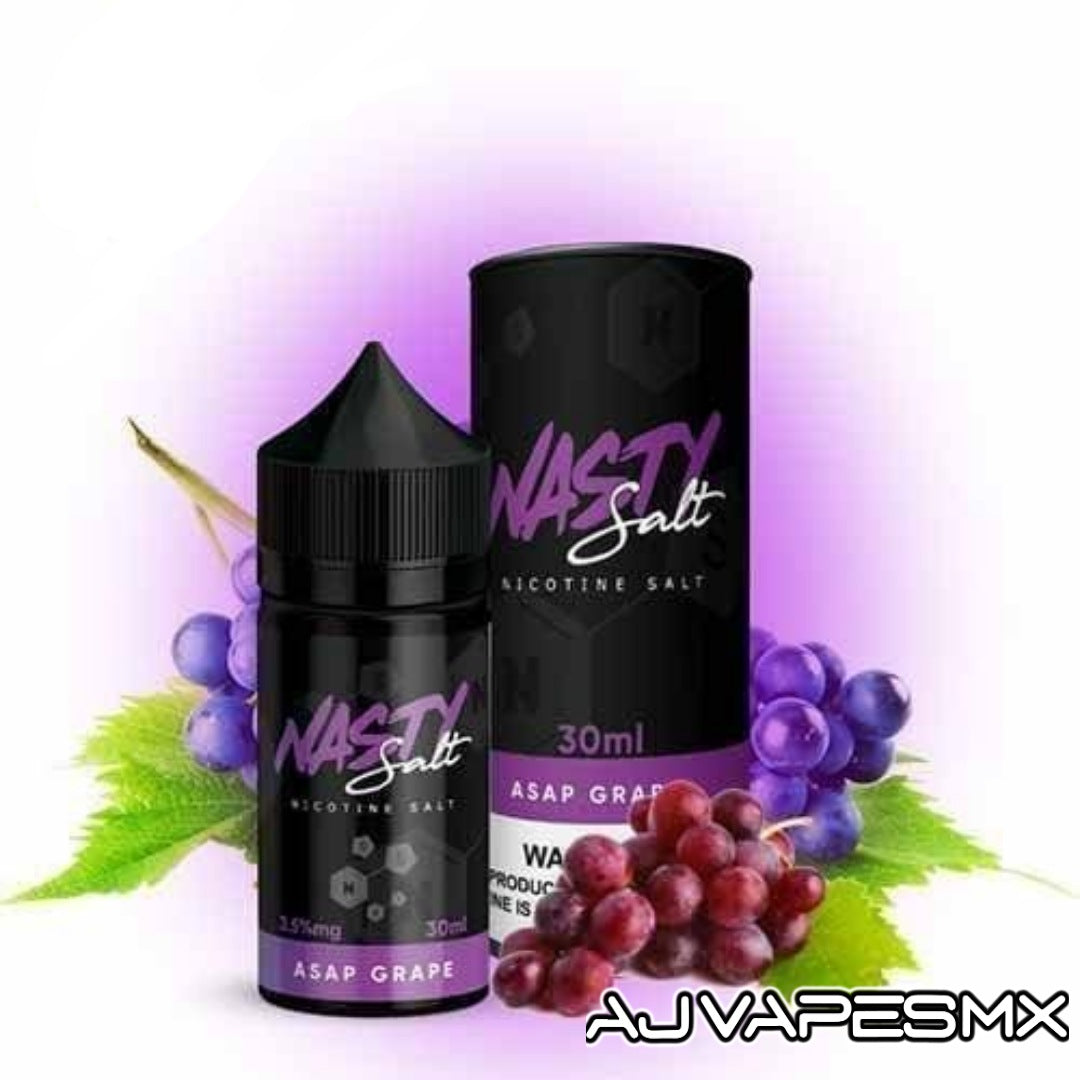 Asap Grape 30ml NicSalt | NASTY JUICE - AJ Vapes Mx - 35mg
