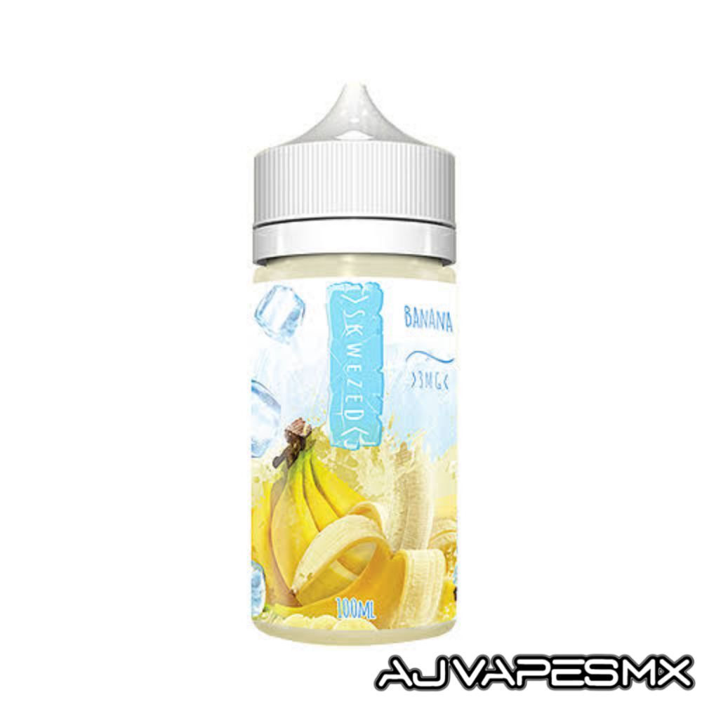 Banana Ice 100ml | SKWEZED - AJ Vapes Mx -