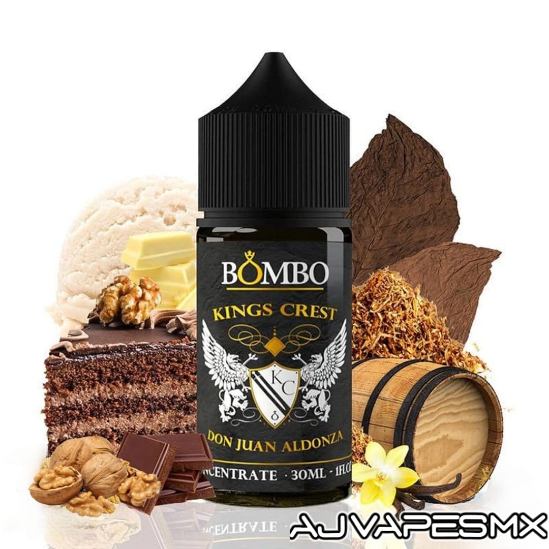 Don Juan Aldonza 30ml NicSalt | KINGS CREST & BOMBO - AJ Vapes Mx - 35mg
