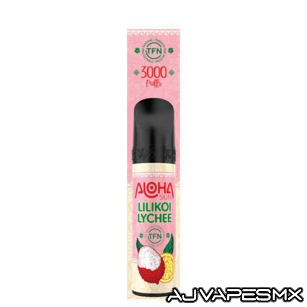 Aloha Sun Disposable (3000puffs) | ALOHA - AJ Vapes Mx - Lilikoi Lychee