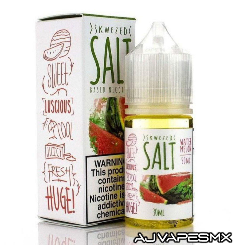 Watermelon Ice 30ml NicSalt | SKWEZED - AJ Vapes Mx -