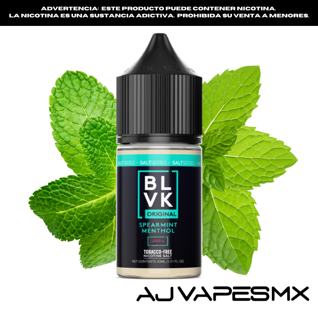 Spearmint Menthol NicSalt 30ml | BLVK SERIES