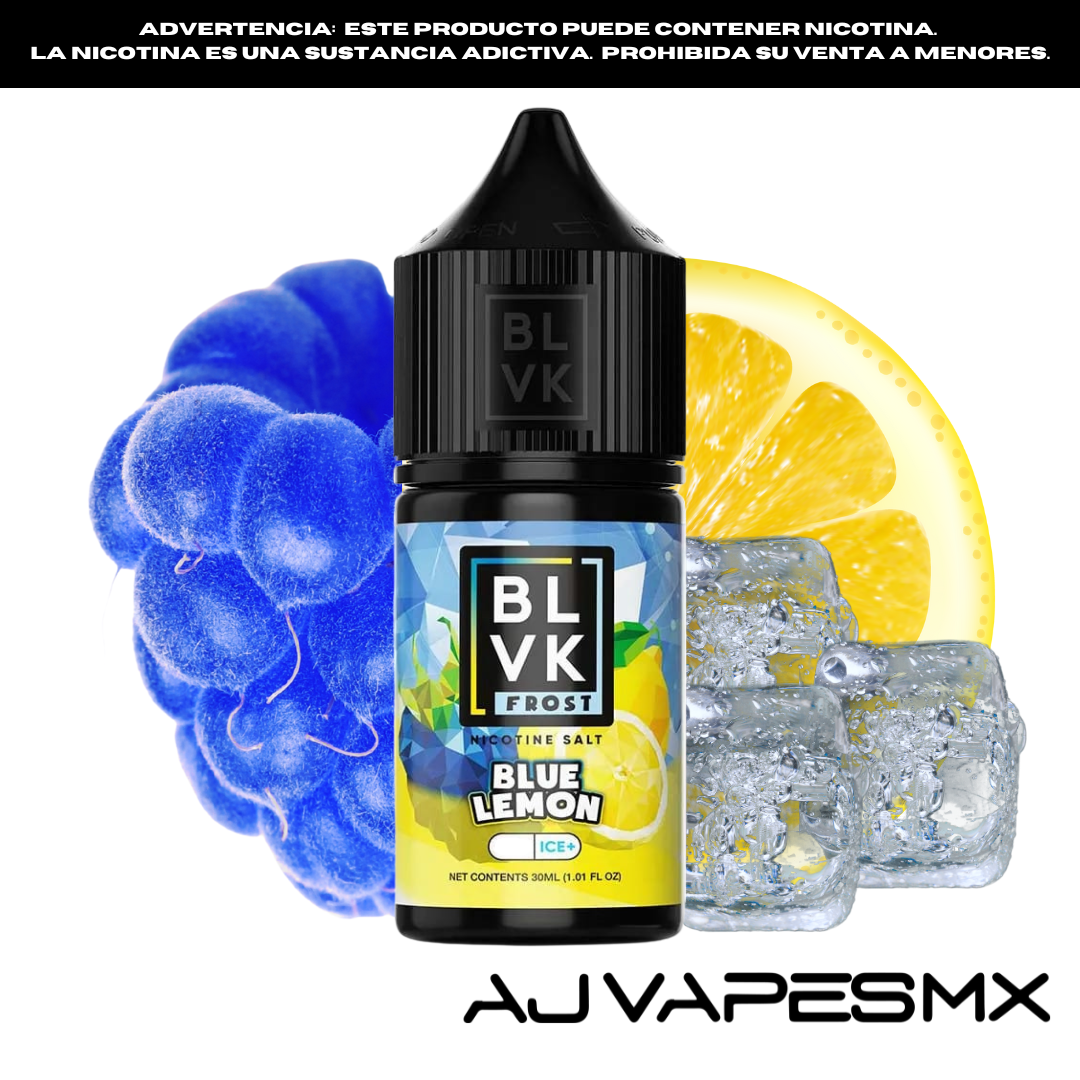 Blue Lemon Frost 30ml NicSal | BLVK FROST SERIES