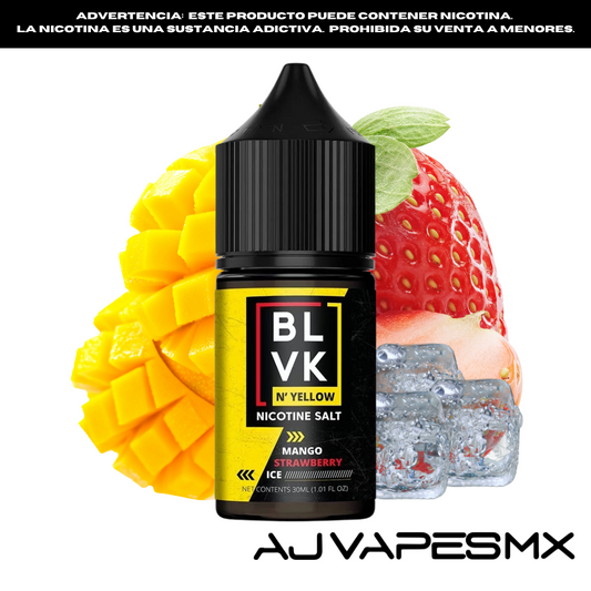 Mango Strawberry Ice 30ml NicSalt | BLVK N´YELLOW