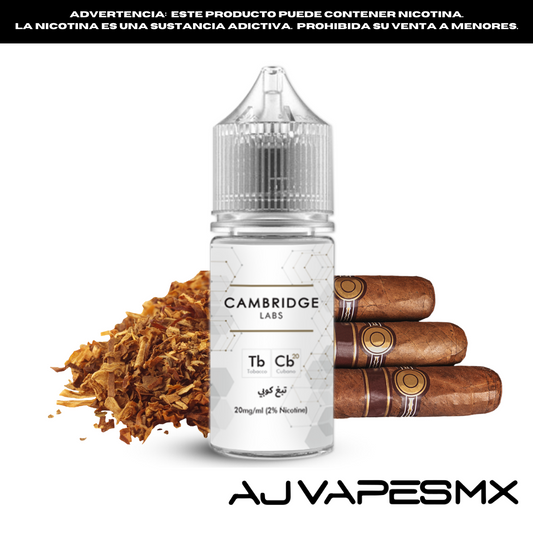 Tobacco Cubano 10ml NicSalt | CAMBRIDGE LABS
