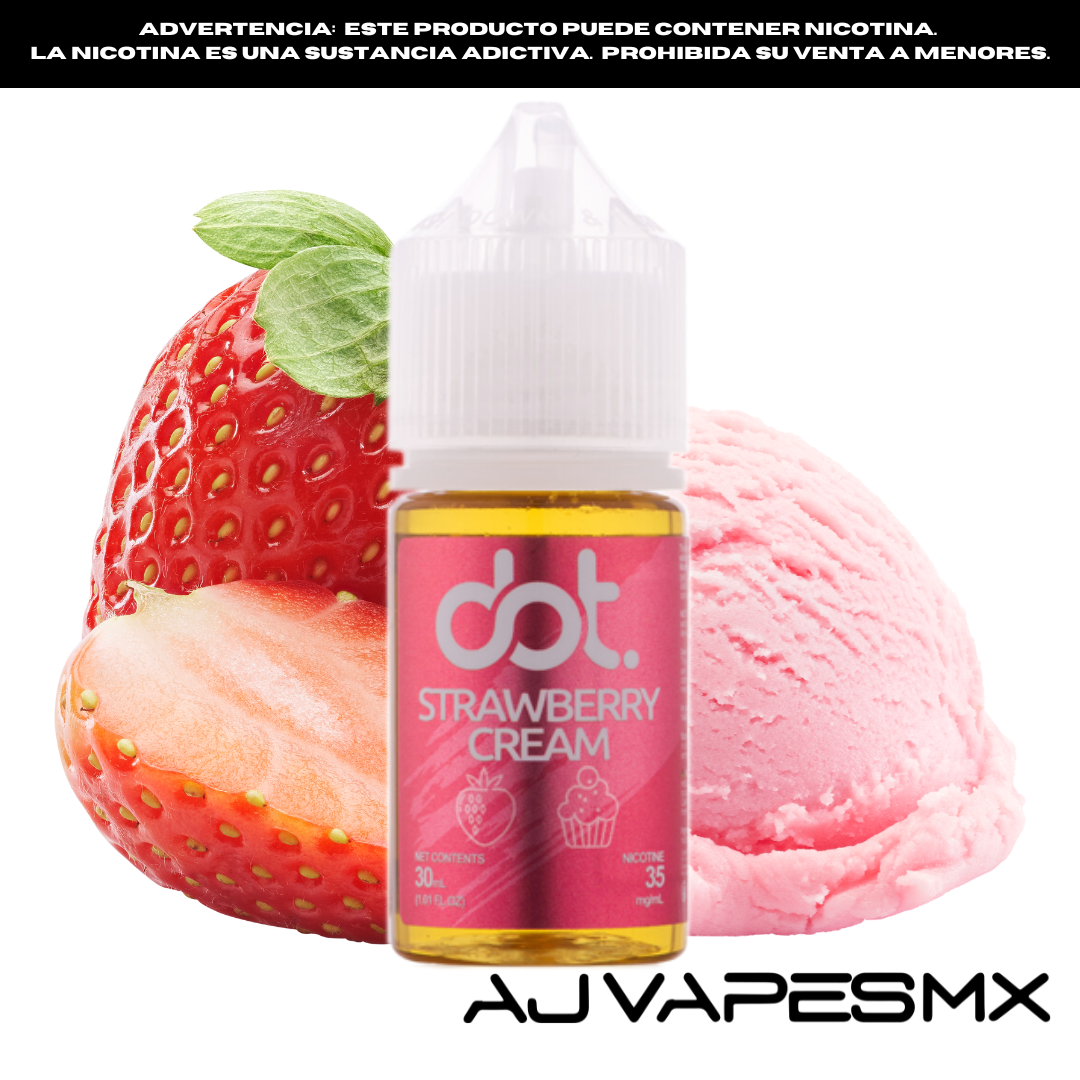 Dot Juice Strawberry Cream 30ml NicSalt | DOTMOD