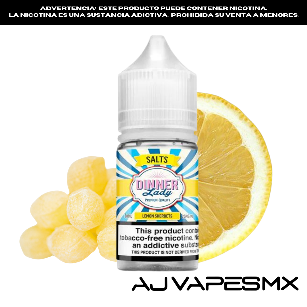 Lemon Sherbets 30ml NicSalt | DINNER LADY