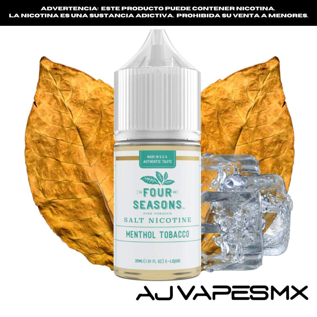 Menthol Tobacco 30ml Nicsalt | FOUR SEASONS