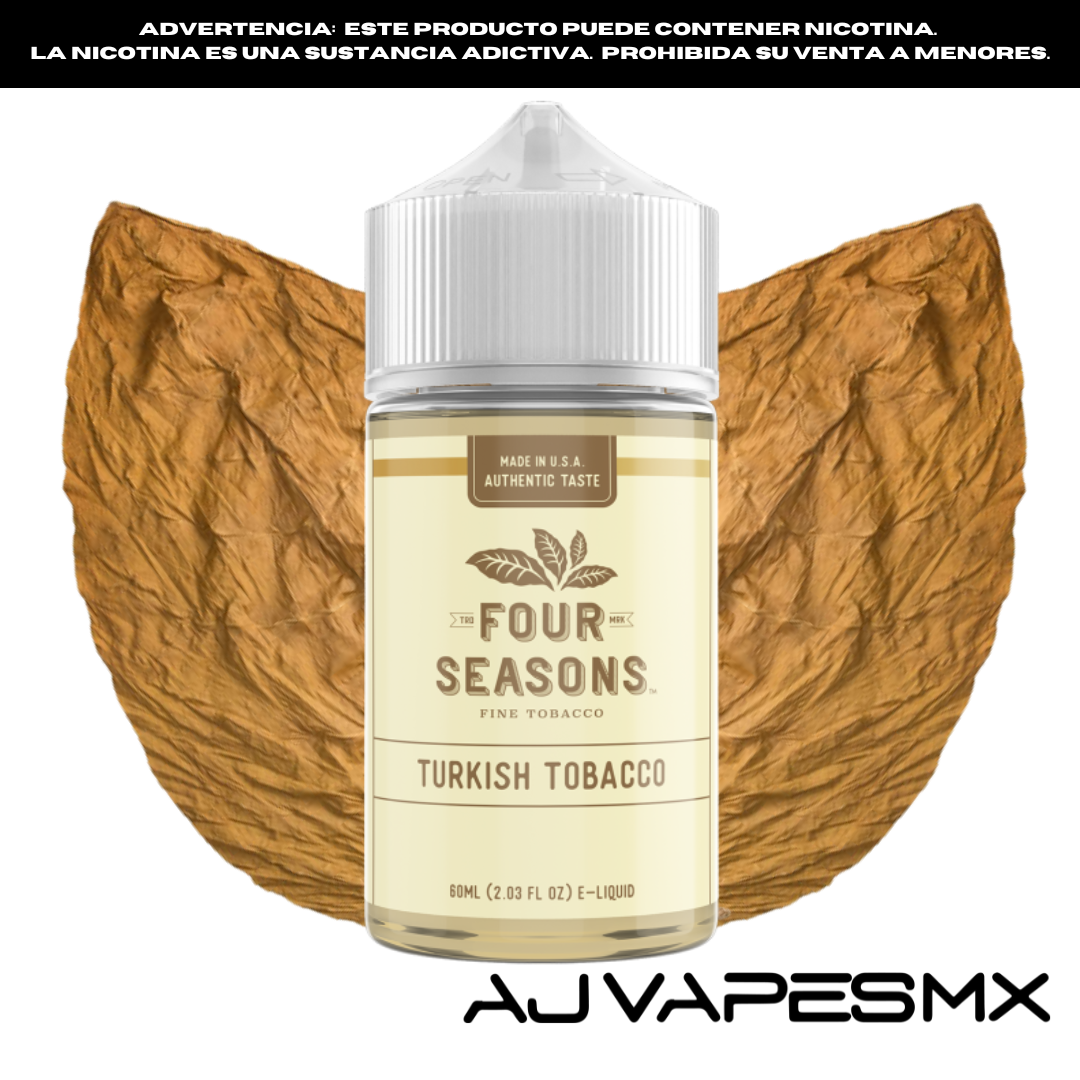 Turkish Tobacco 60ml | FOUR SEASONS