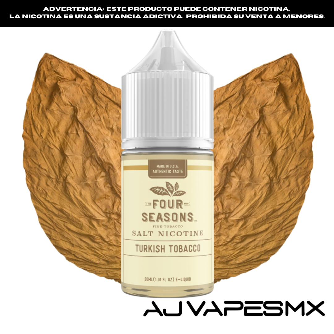 Turkish Tobacco 30ml NicSalts | FOUR SEASONS