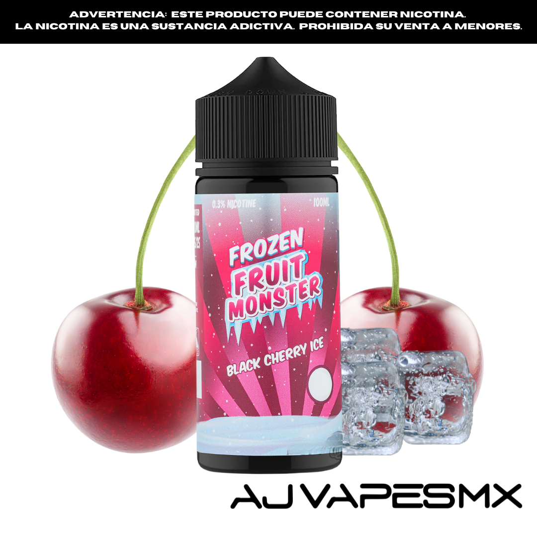 black cherry ice vape juice Black Cherry Ice 100ml - FROZEN FRUIT MONSTER