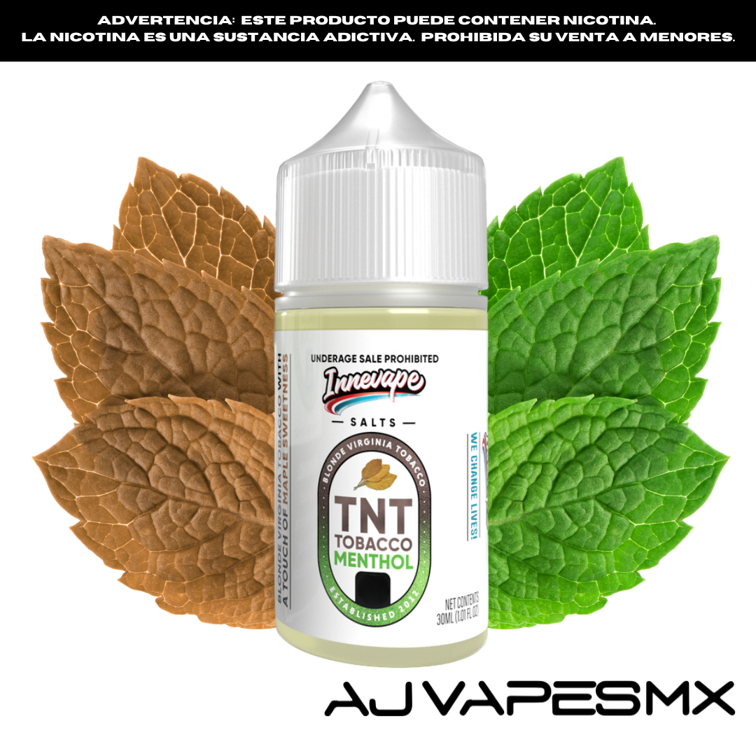 TNT Tobacco Menthol 30ml NicSalt | INNEVAPE