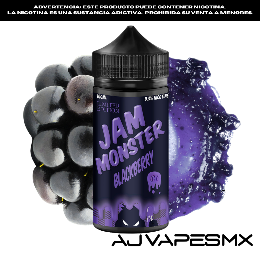 Jam Monster Blackberry Jam 100ml | JAM MONSTER