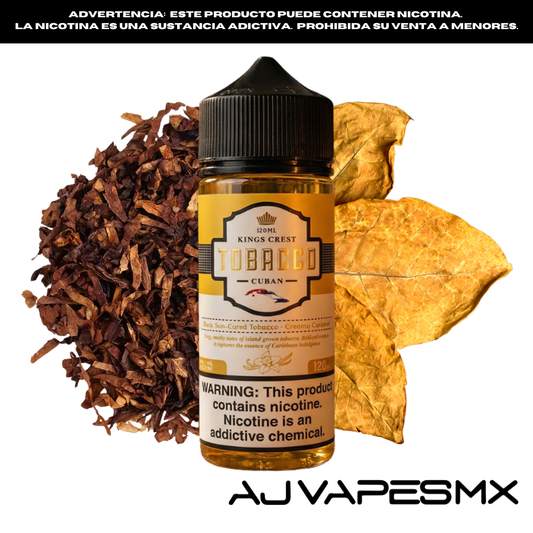 Tobacco Cuban 120ml | KINGS CREST
