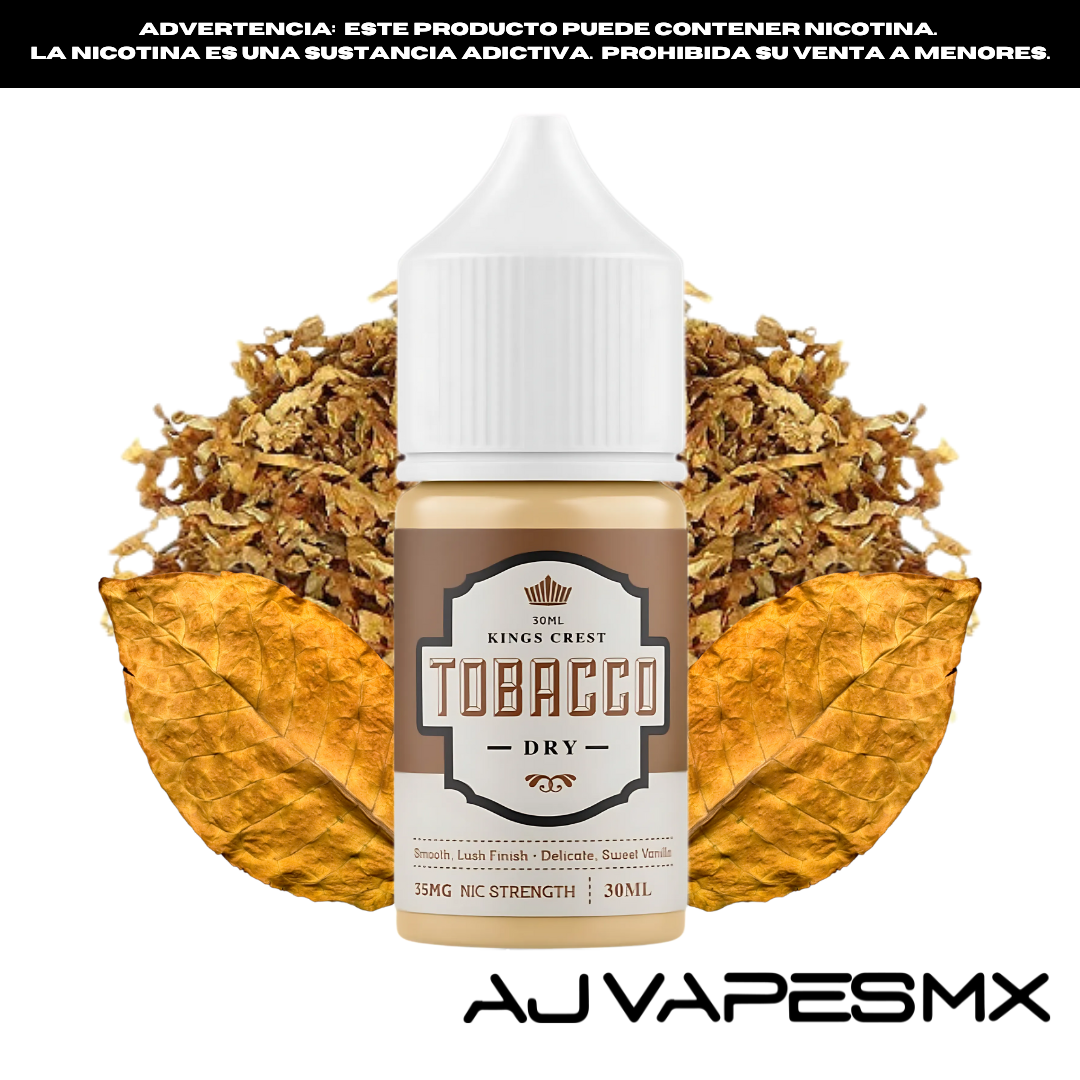 Tobacco VCT Dry 30ml NicSalt | KINGS CREST