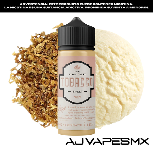 Tobacco VCT Sweet 120ml | KINGS CREST