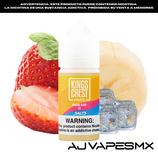 Banana Berry Ice 30ml NicSalt | KINGS CREST FRUITS