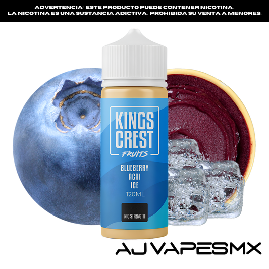 Blueberry Acai Ice 120ml | KINGS CREST FRUITS