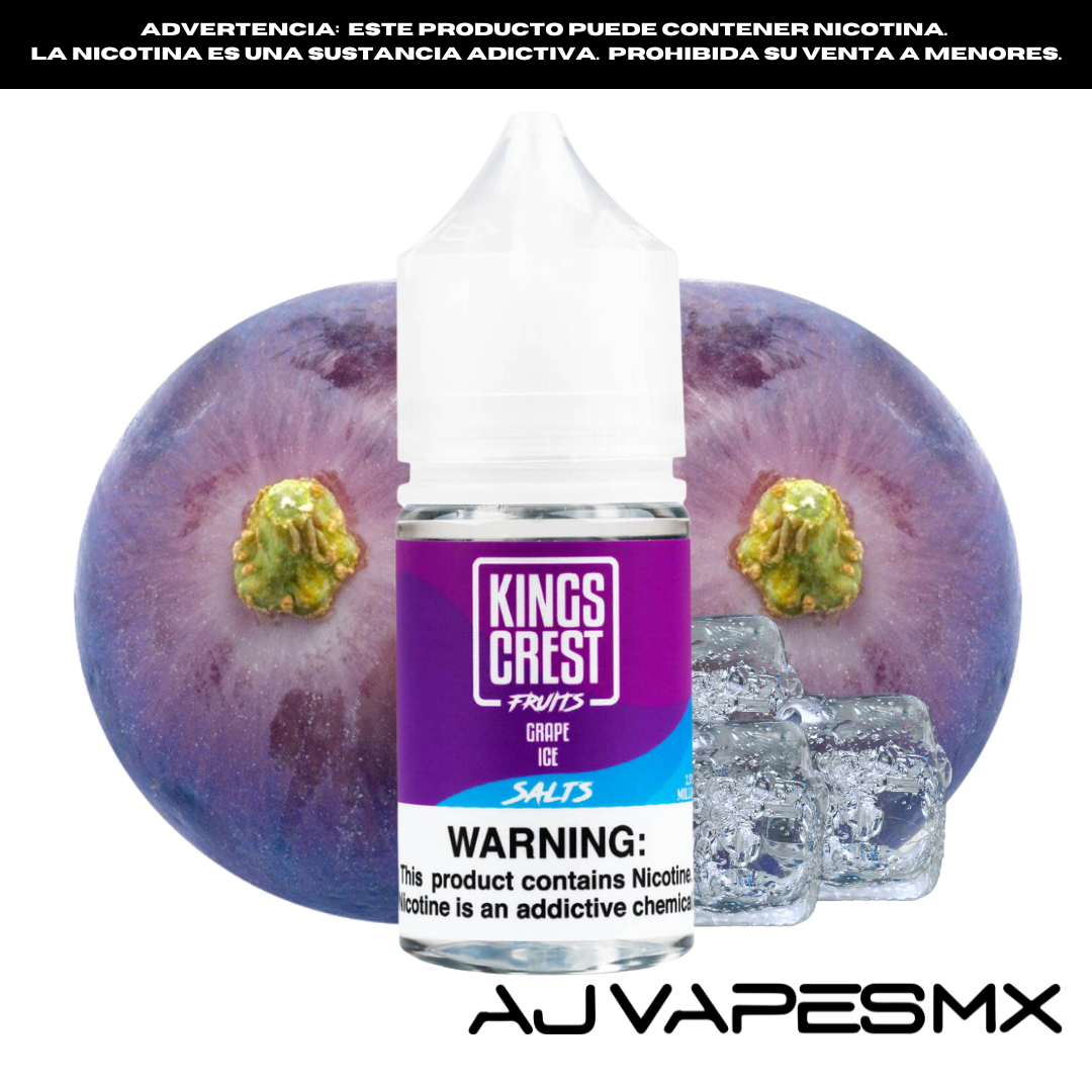 Grape Ice 30ml NicSalt | KINGS CREST FRUITS