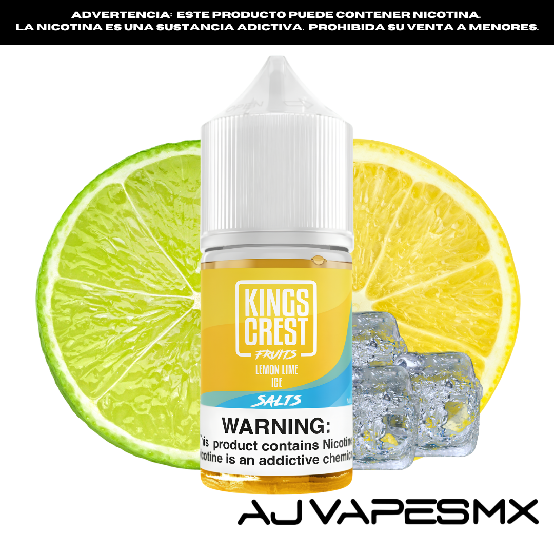Lemon Lime Ice 30ml NicSalt | KINGS CREST FRUITS