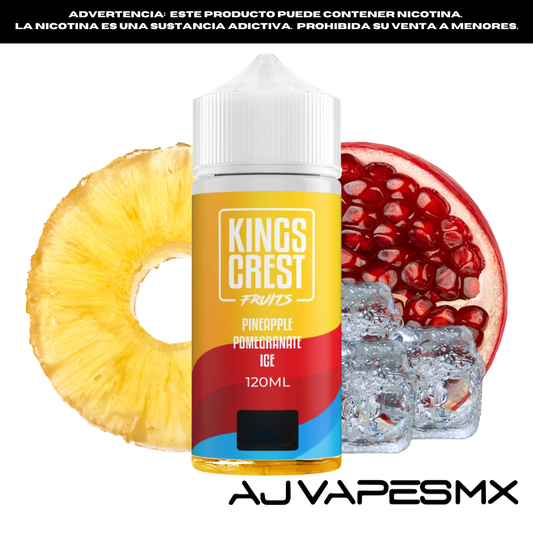 Pineapple Pomegranate Ice 120ml | KINGS CREST FRUITS