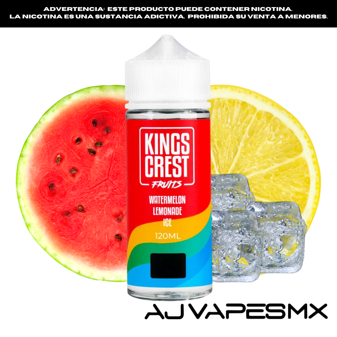 Watermelon Lemonade Ice 120ml | KINGS CREST FRUITS