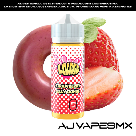 Strawberry Jelly Donut 120ml | LOADED