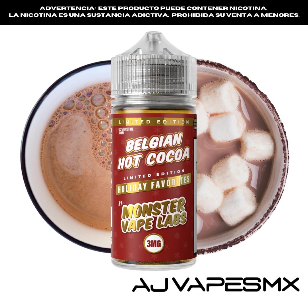 Belgian Hot Cocoa 100ml | MONSTER LABS HOLIDAY