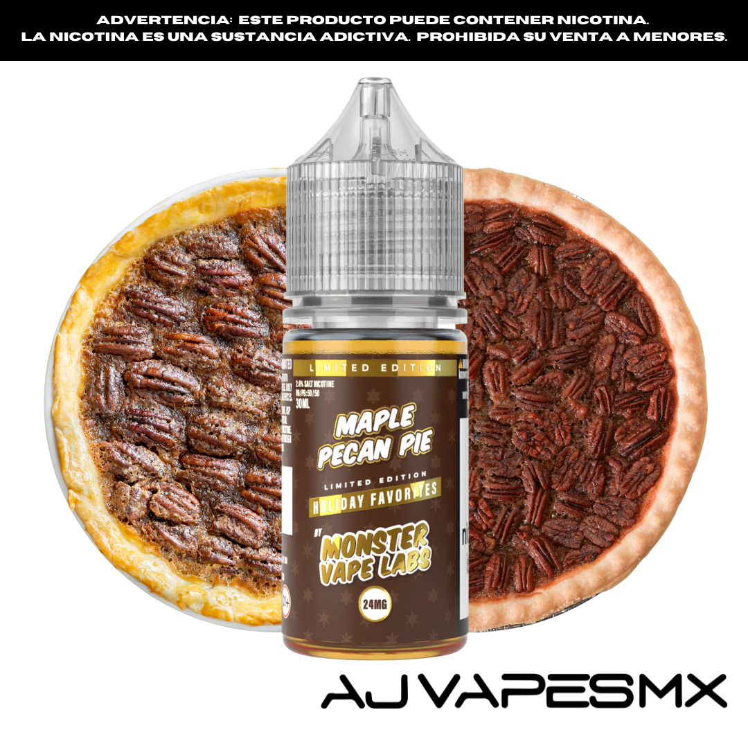 Maple Pecan Pie 30ml NicSalt | MONSTER LABS HOLIDAY