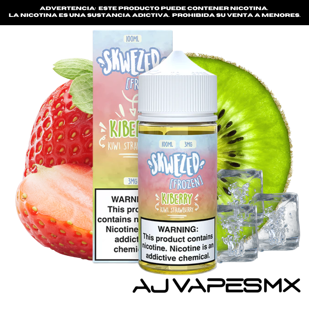 KiBerry Frozen (kiwi Berry Ice) 100ml | SKWEZED