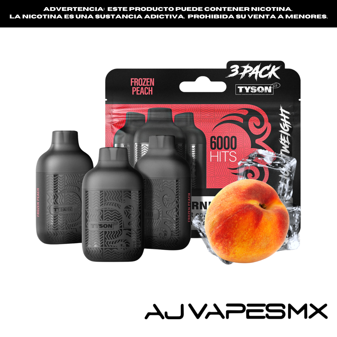 Tyson Mini 3-Pack Disposable 6,000 Puffs | TYSON