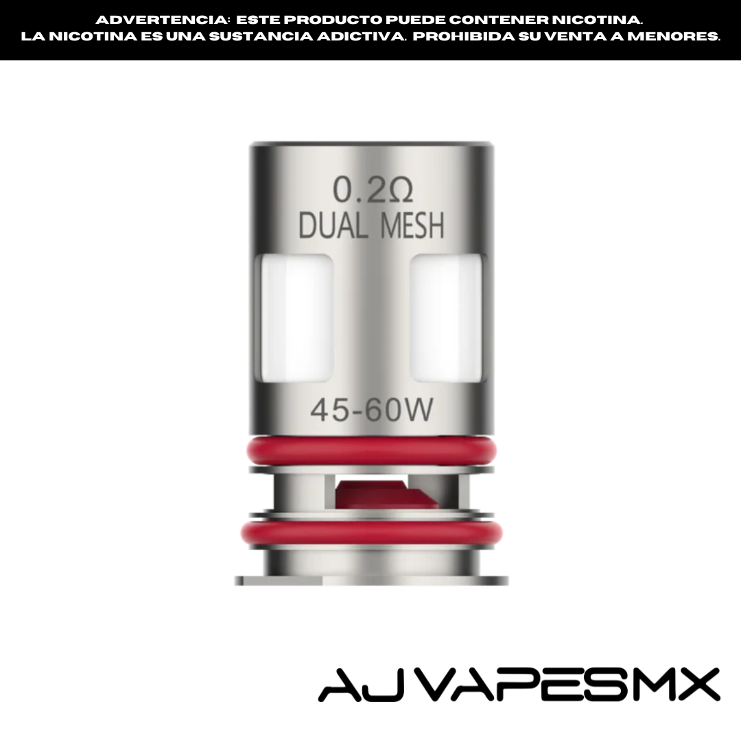 Resistencias GTX Mesh Coil y Dual Mesh (Nuevas)(1pz) | VAPORESSO