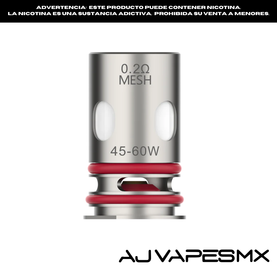 GTX Mesh Coil (1pz) | VAPORESSO - AJ Vapes Mx - 0.2 ohms