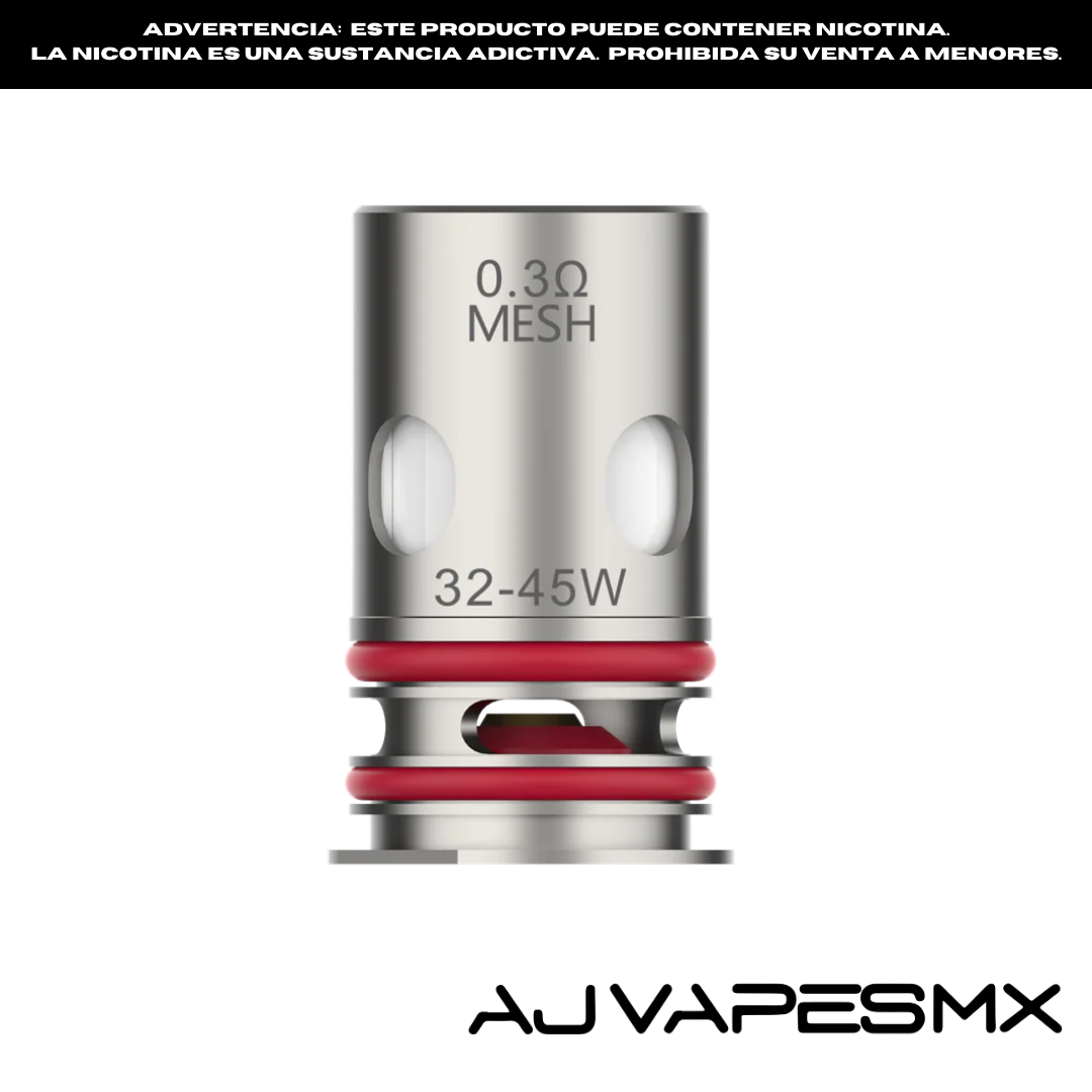 GTX Mesh Coil (1pz) | VAPORESSO - AJ Vapes Mx - 0.3 ohms