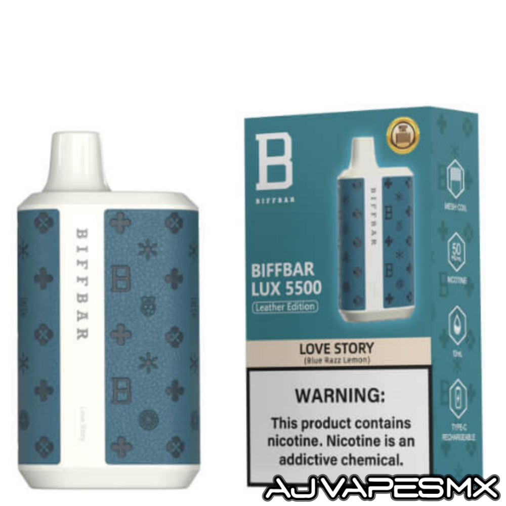 Biff Bar Lux Disposable Leather Edition (5500puffs) | BINARIES