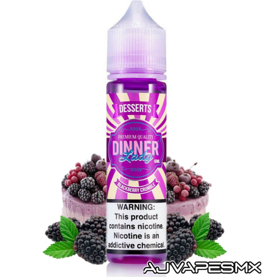 Blackberry Crumble 60ml | DINNER LADY - AJ Vapes Mx - 3mg