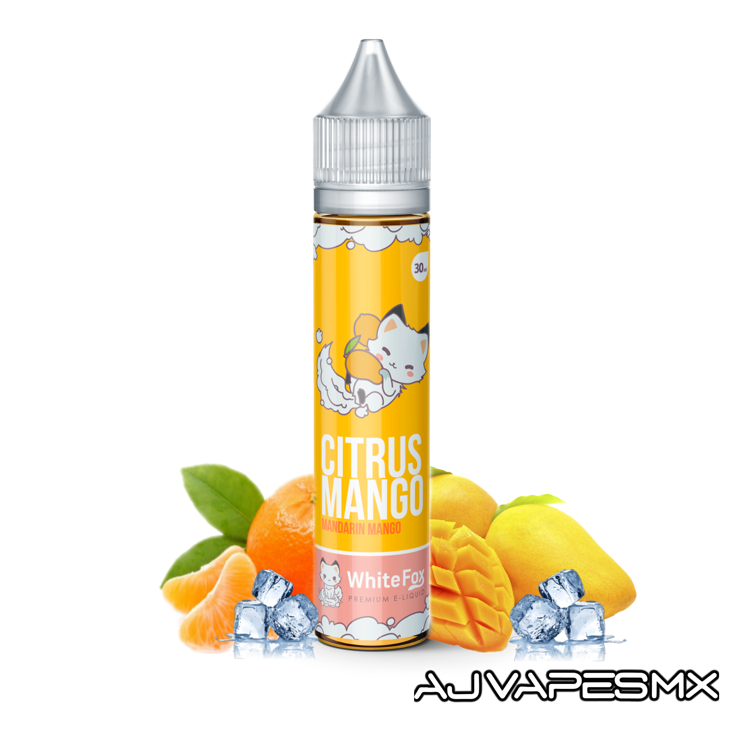 Citrus Mango 30ml | WHITE FOX - AJ Vapes Mx - 3mg