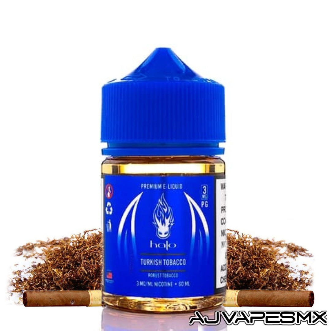 Turkish Tobacco 60ml | HALO E-LIQUID - AJ Vapes Mx - 3mg