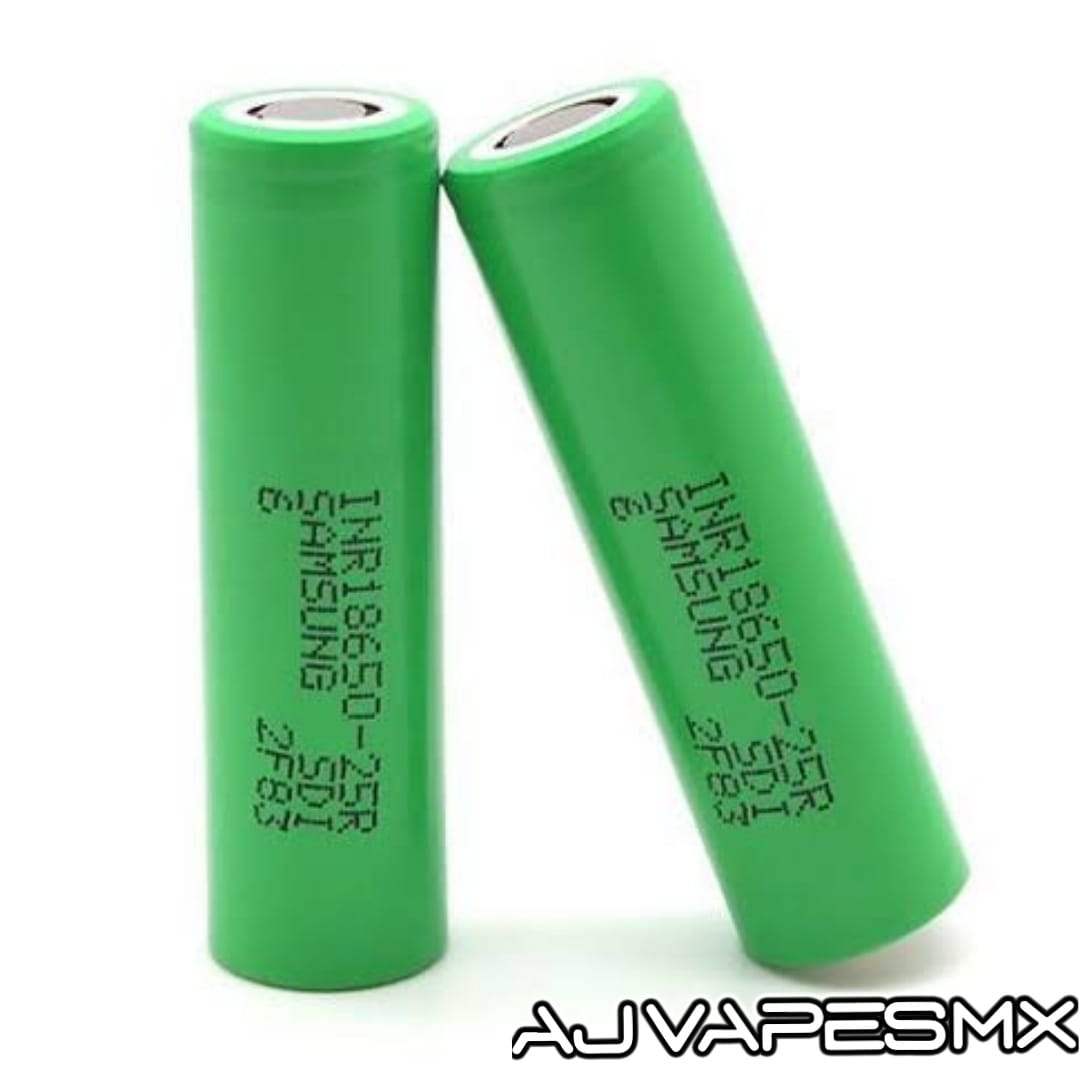 Batería 25R (18650) (1pz) | SAMSUNG - AJ Vapes Mx -